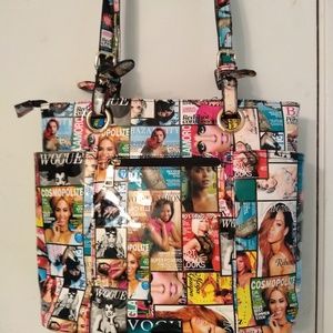 Magazine cover tote bag